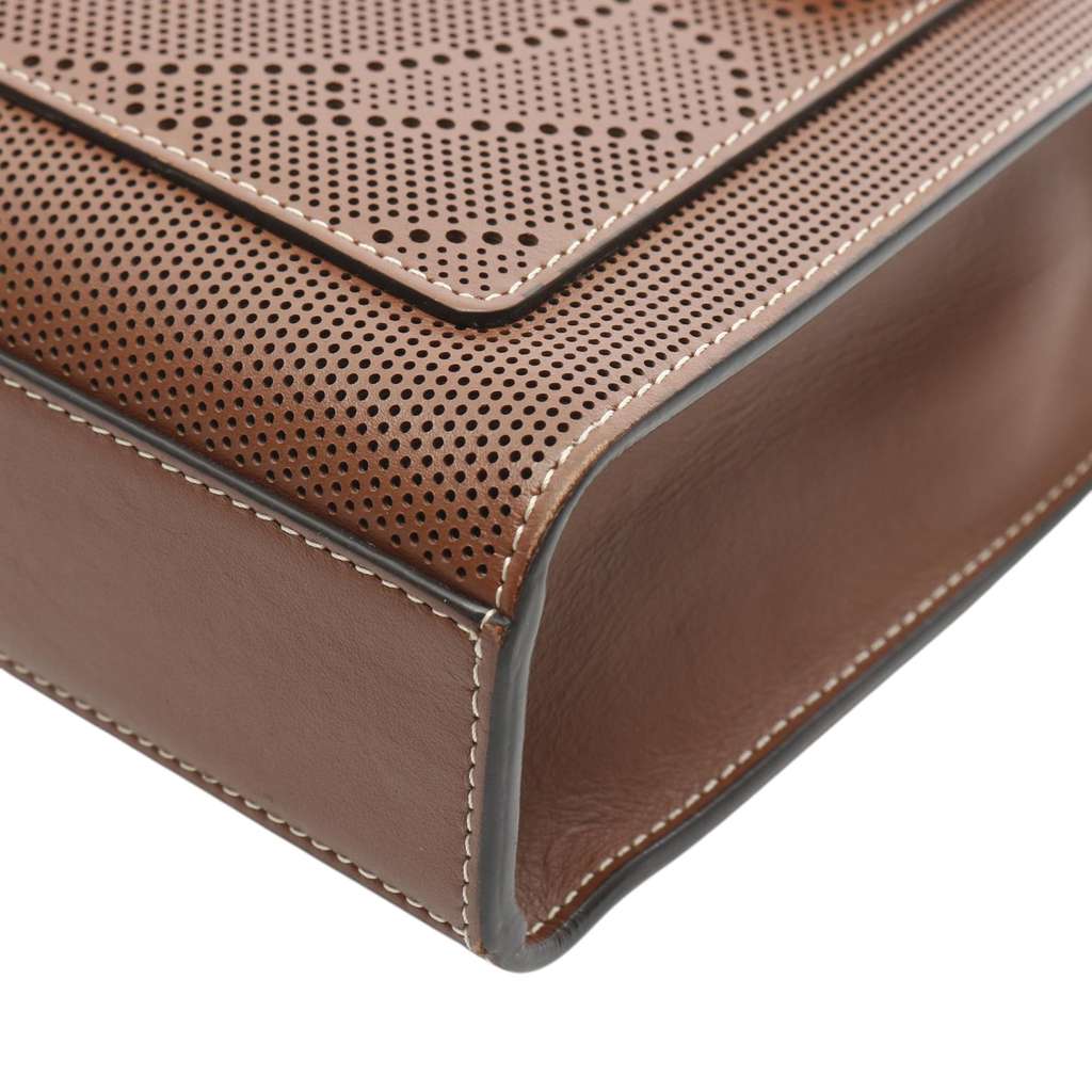 Burberry Mini Perforated Leather Pocket Tote - Image 10