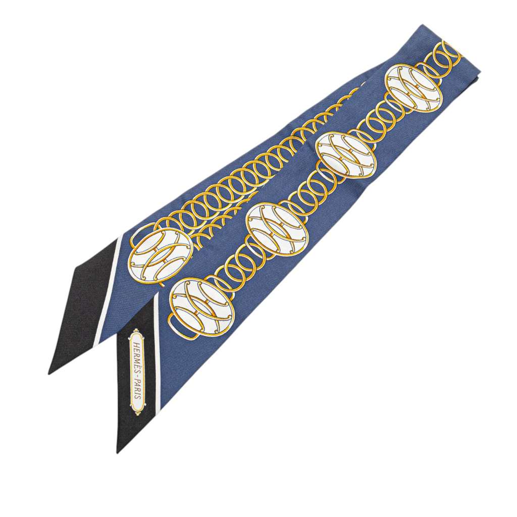 Hermès Lift Profile Silk Twilly Scarf