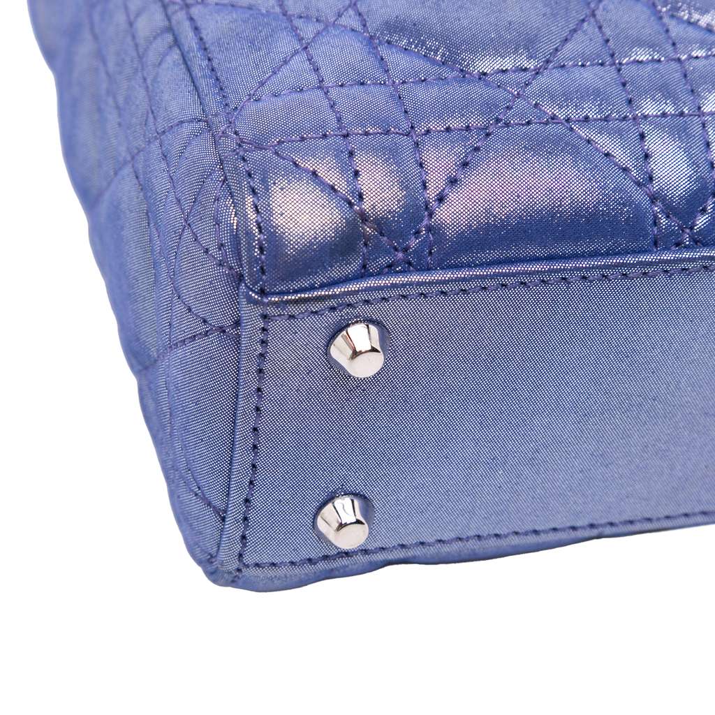 Dior Mini Iridescent Lambskin Cannage Lady Dior - Image 11