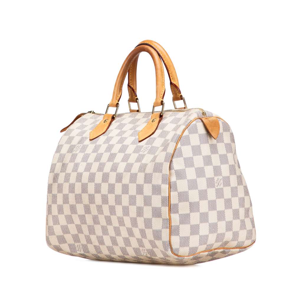 Louis Vuitton Damier Azur Speedy 30 - Back view