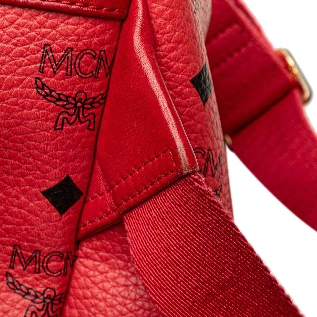 Mcm Mini Visetos Coated Canvas Stark Backpack - Detail 1