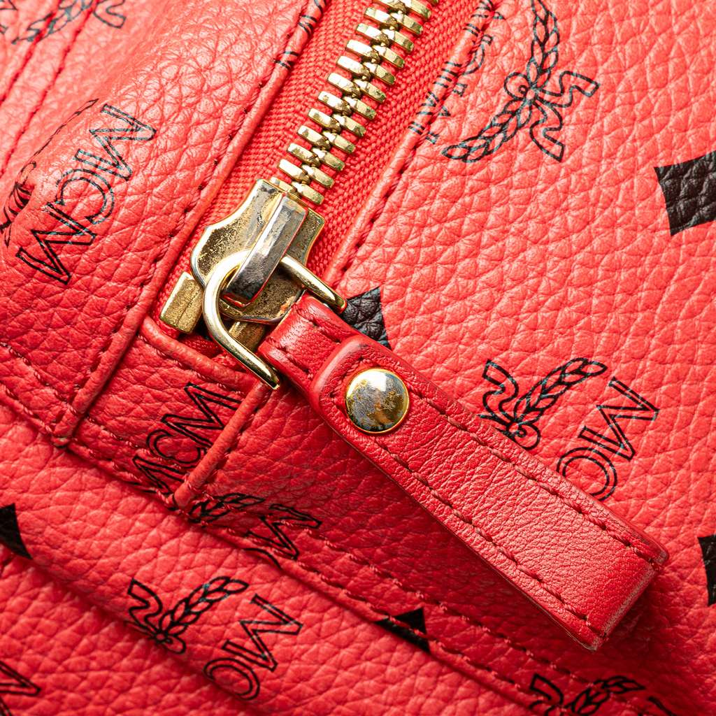 Mcm Mini Visetos Coated Canvas Stark Backpack - Image 11