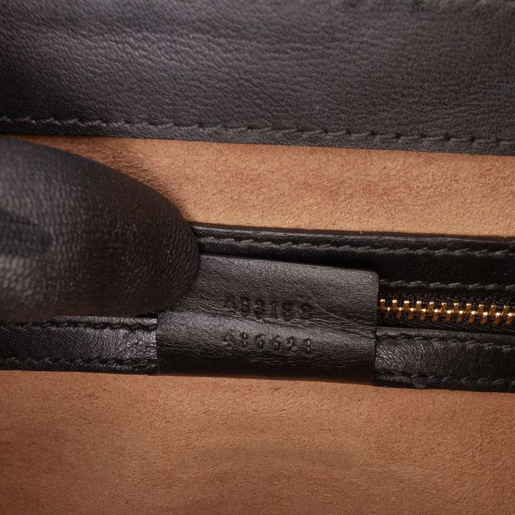 Gucci Small GG Supreme Padlock Satchel - 5