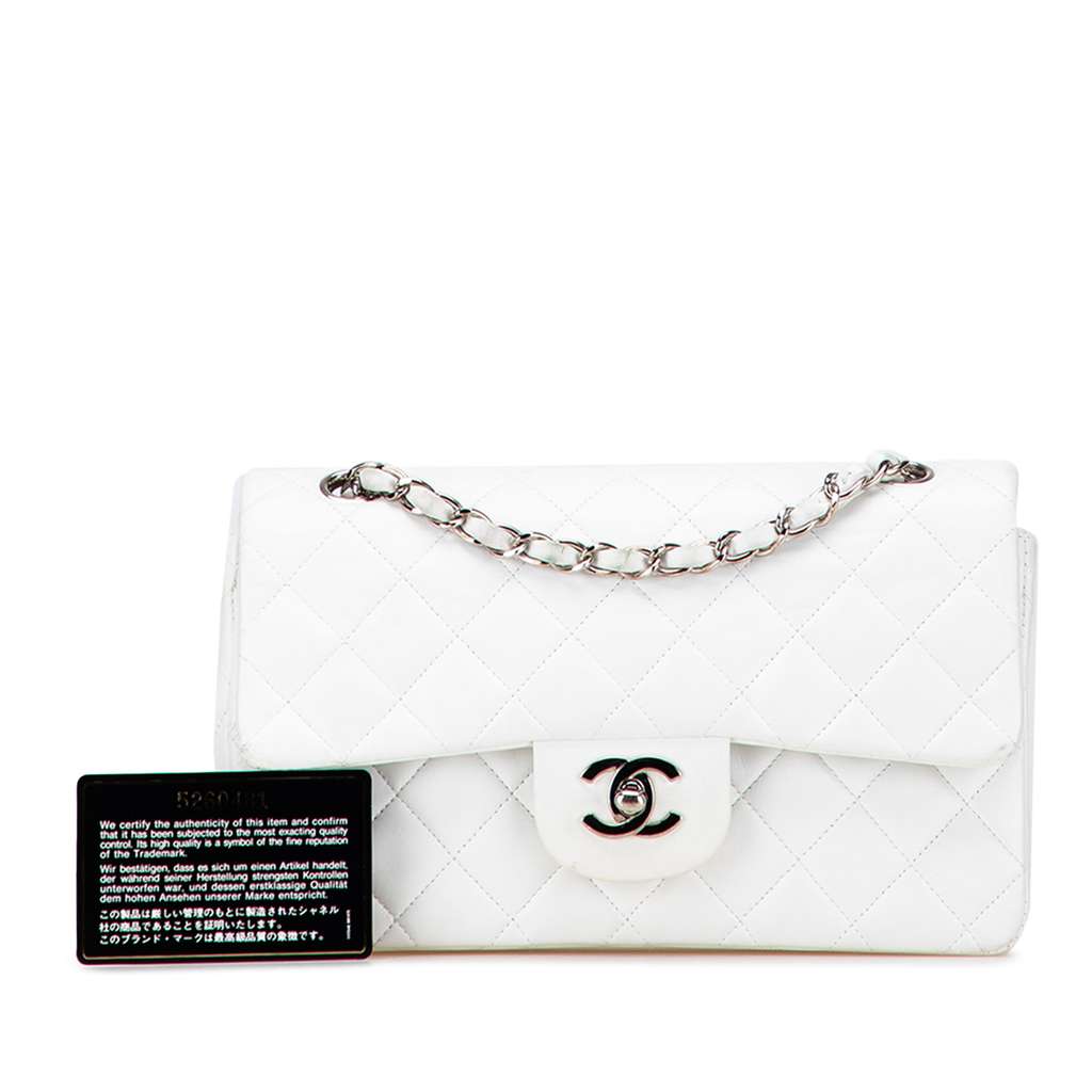 Chanel Small Classic Lambskin Double Flap - Image 12