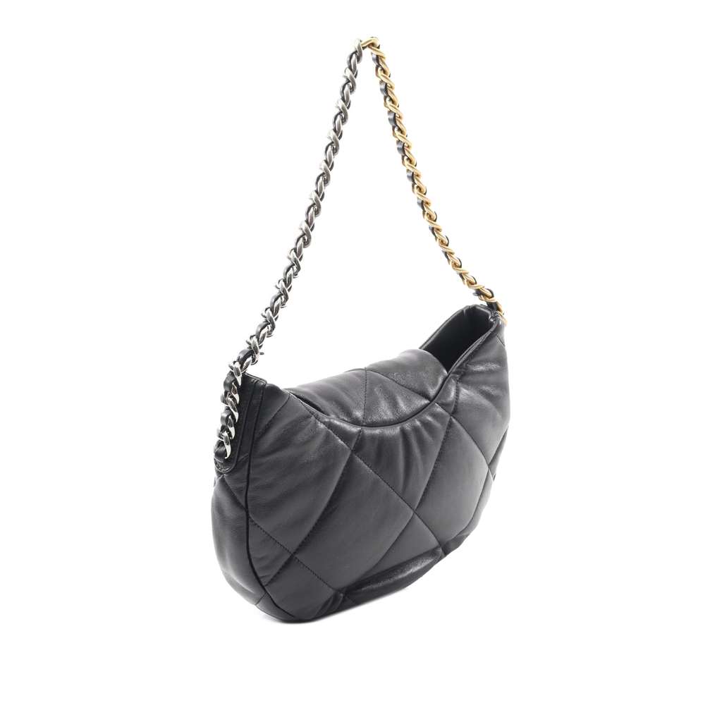 Chanel Lambskin 19 Chain Hobo - 2
