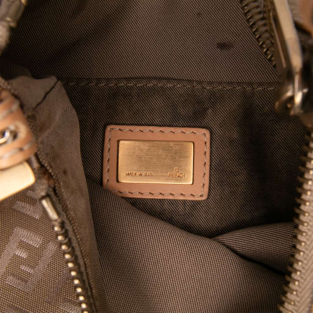 Fendi Zucchino Canvas Crossbody - Side view