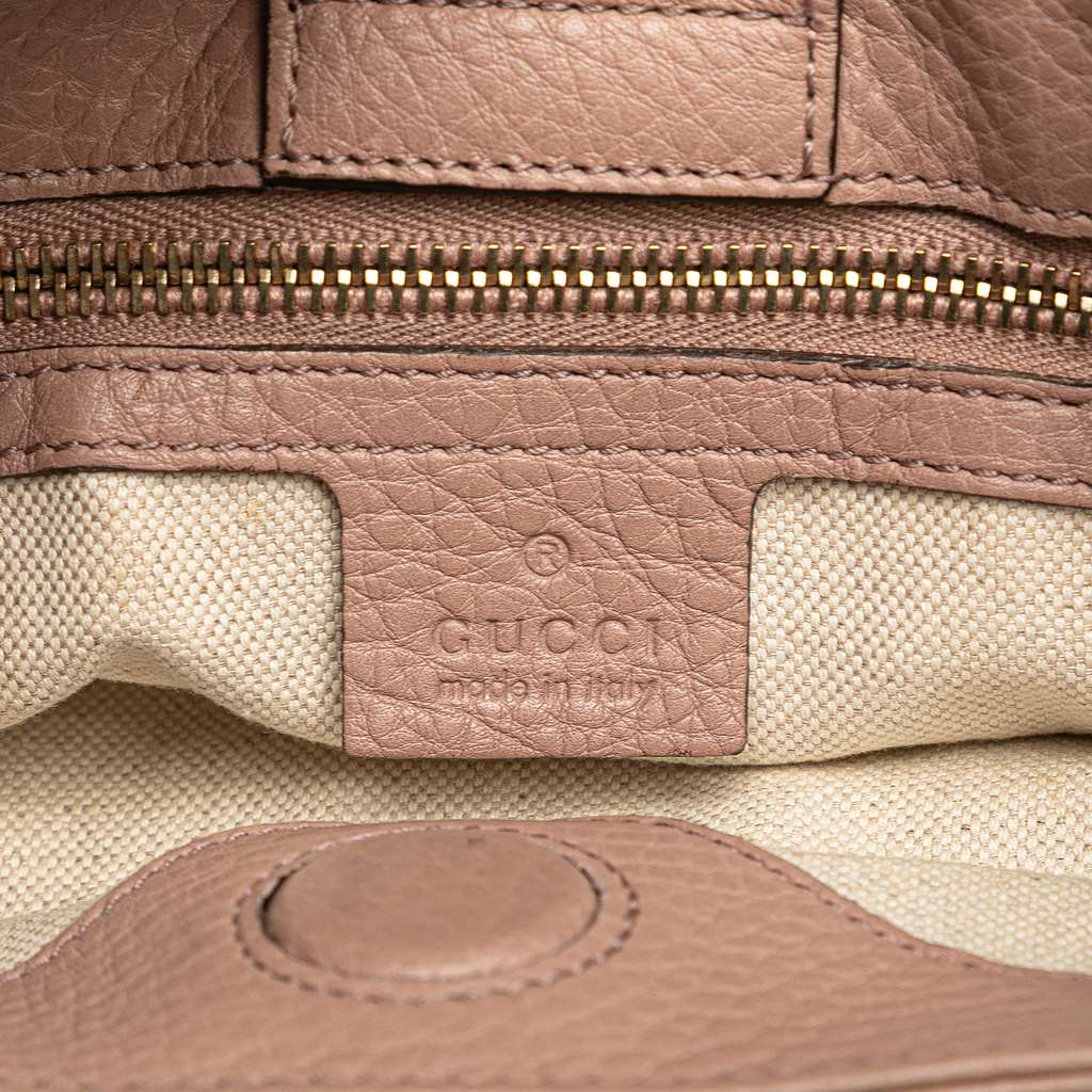 Gucci Small Calfskin Bamboo Shopper Satchel - Side view