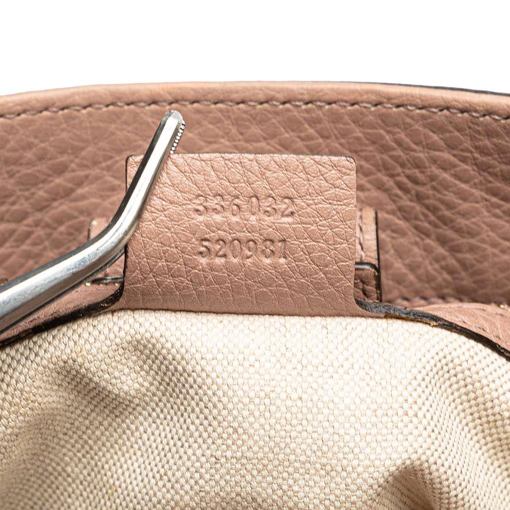 Gucci Small Calfskin Bamboo Shopper Satchel - Detail 1