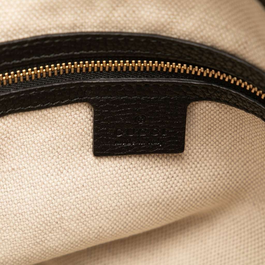 Gucci Large Pebbled Calfskin Soho Convertible Hobo - 5