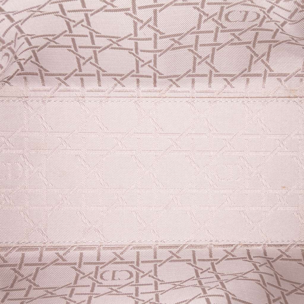 Dior Medium Pearlescent Lambskin Cannage Lady Dior - 4