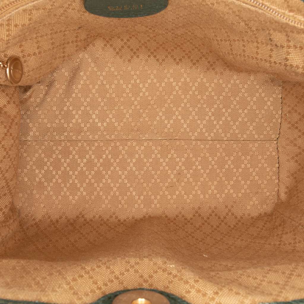 Gucci Suede Bamboo Satchel - 4