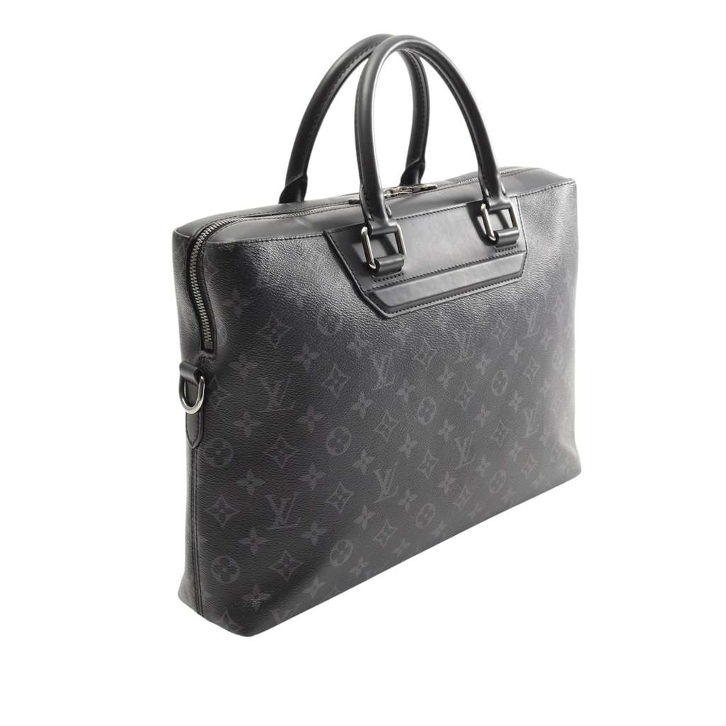 Louis Vuitton Monogram Eclipse Odyssey Briefcase - Back view