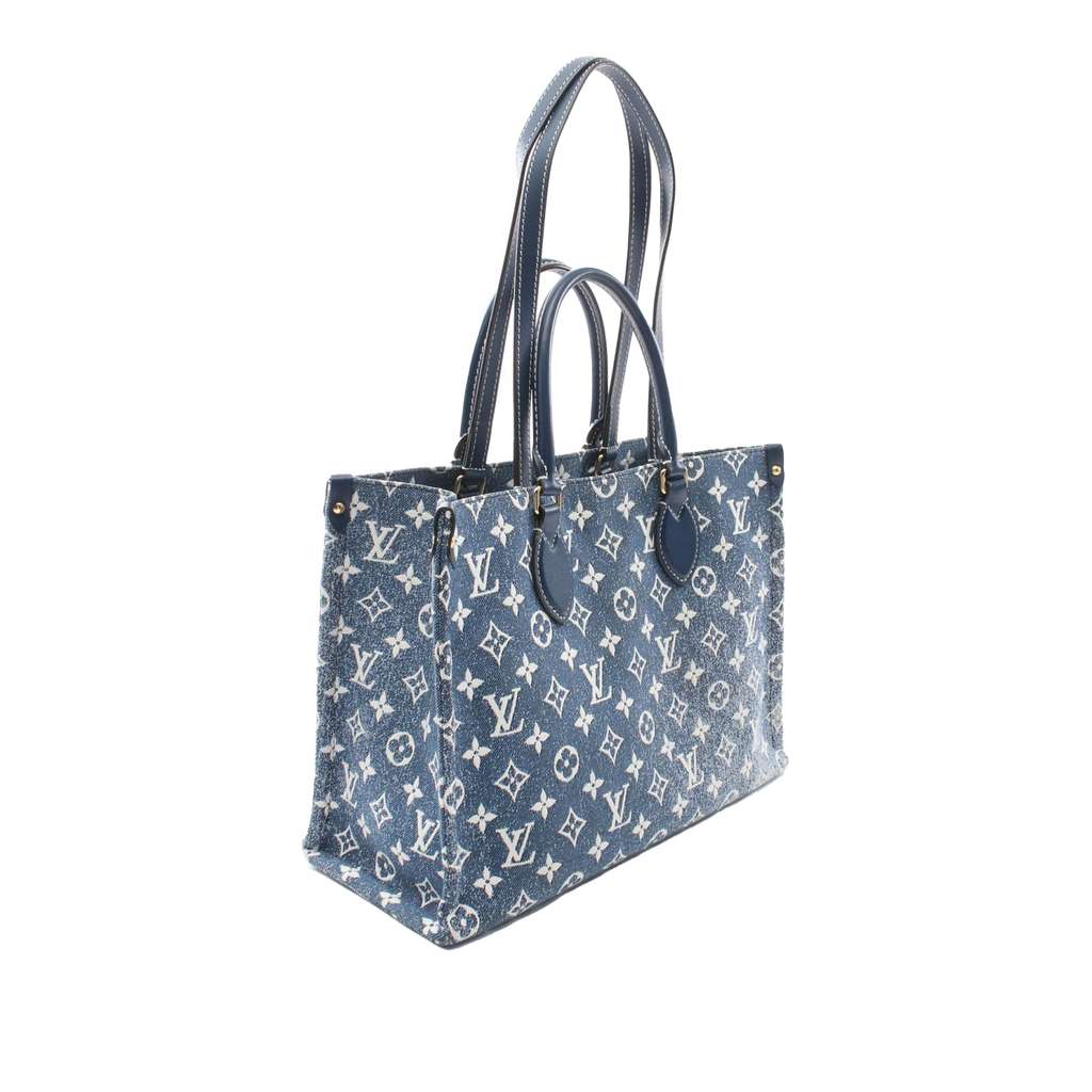 Louis Vuitton Monogram Denim Onthego MM - Back view