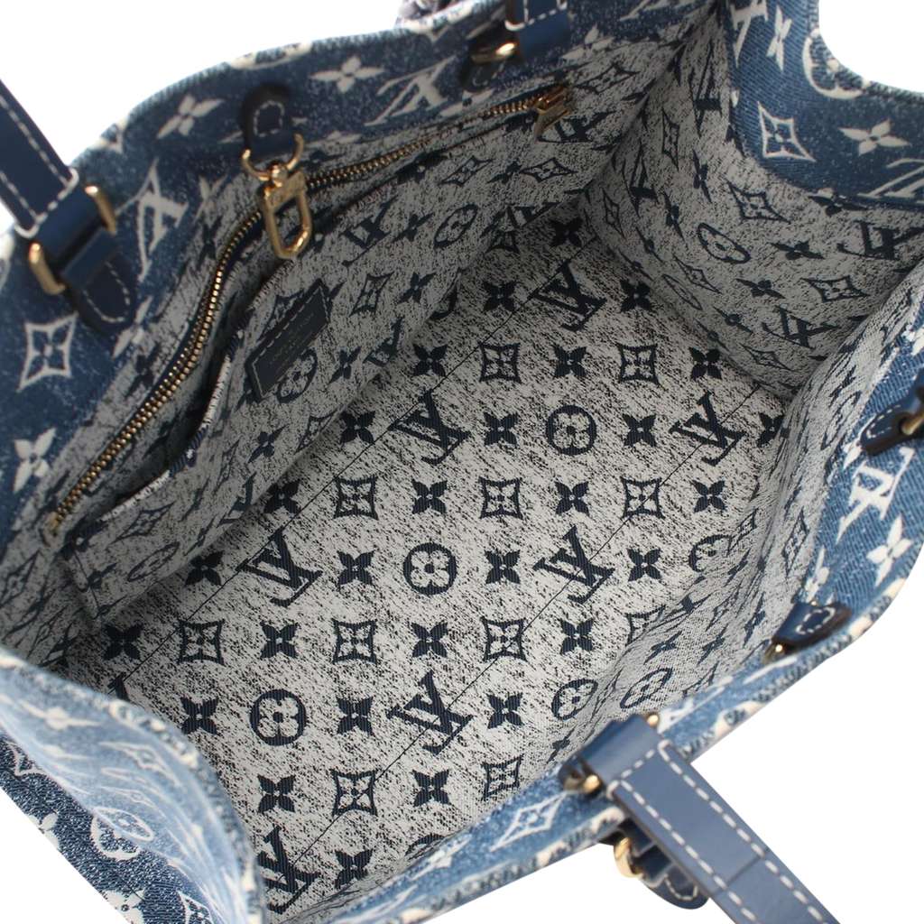 Louis Vuitton Monogram Denim Onthego MM - Image 6