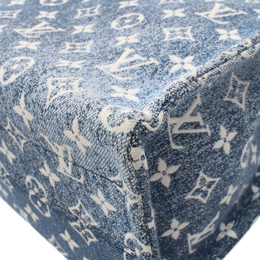 Louis Vuitton Monogram Denim Onthego MM - Side view