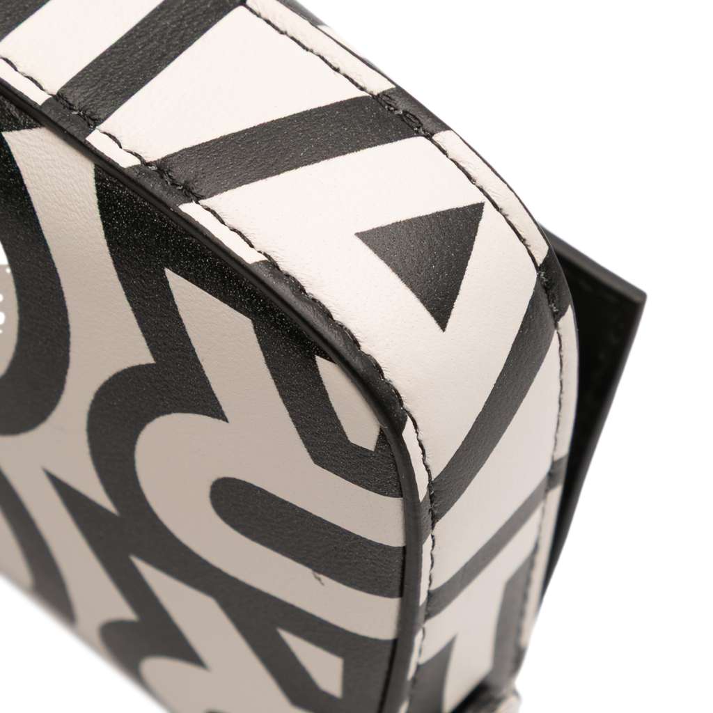 Fendi Marc Jacobs Nappa Vitello King Logo Print Baguette Phone Pouch Satchel - Image 12