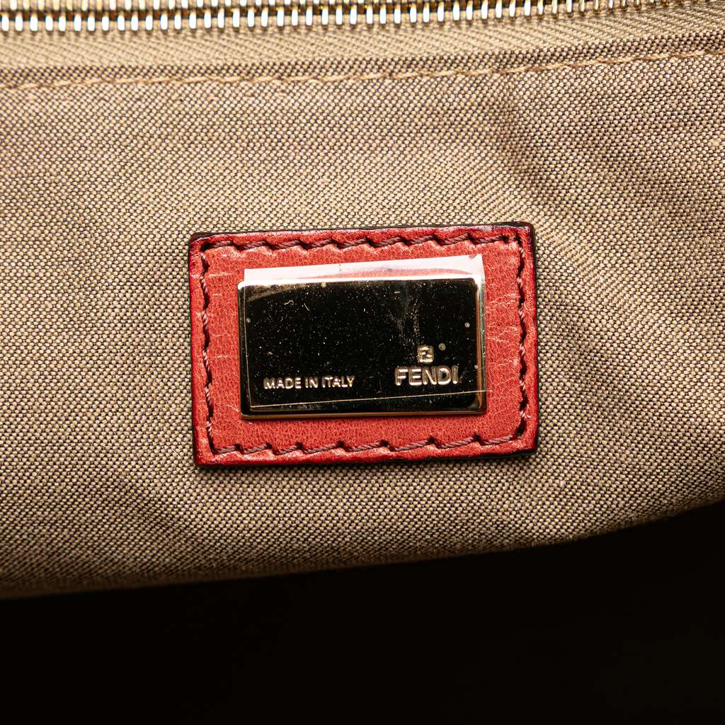 Fendi Large Leather Twins Tote - Side view