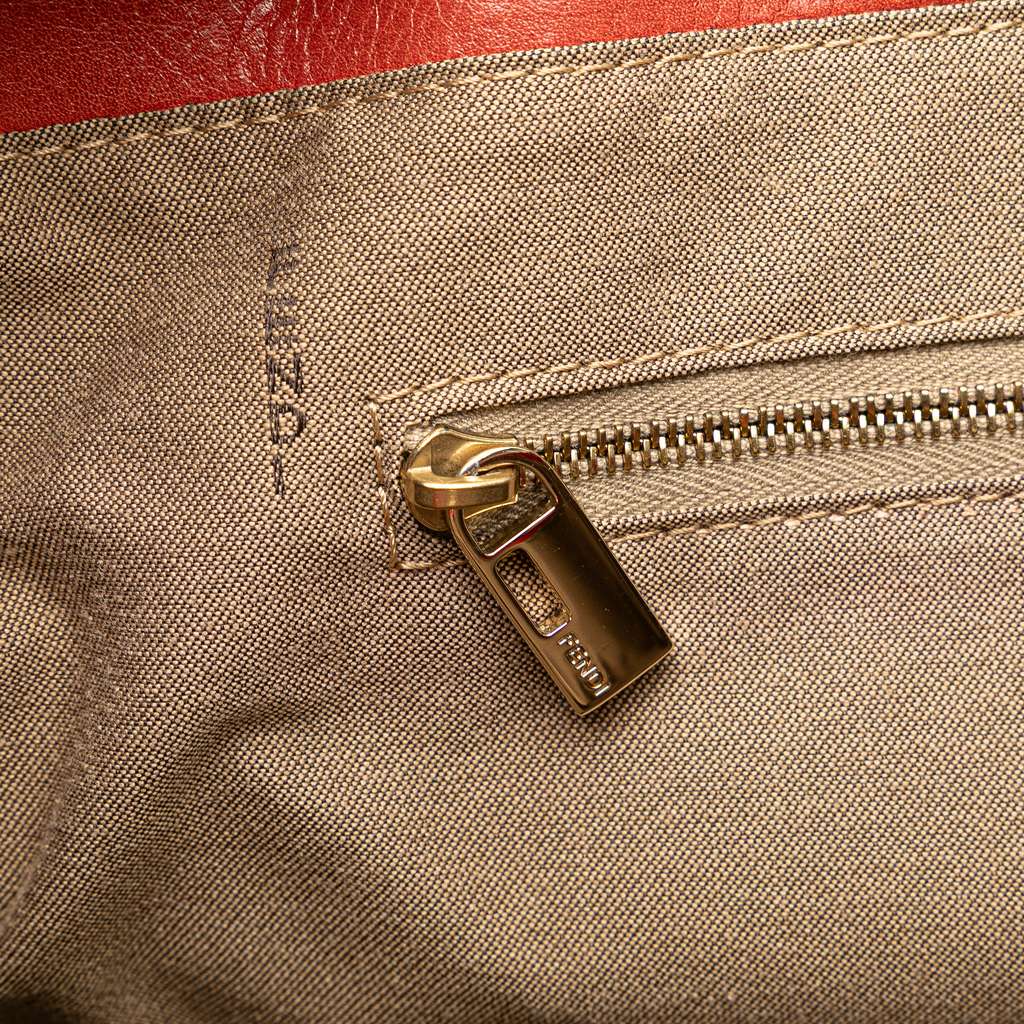 Fendi Large Leather Twins Tote - Detail 2