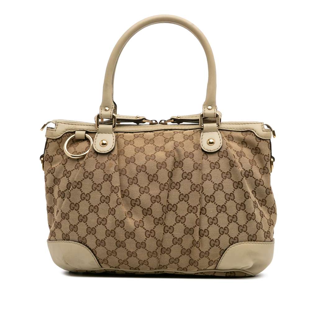 Gucci GG Canvas Sukey Satchel