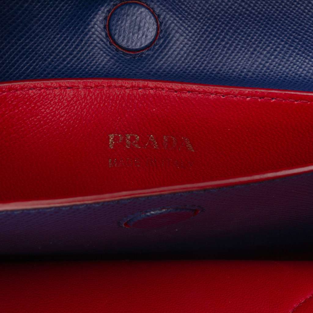 Prada Medium Saffiano Cuir Double Satchel - Detail 1