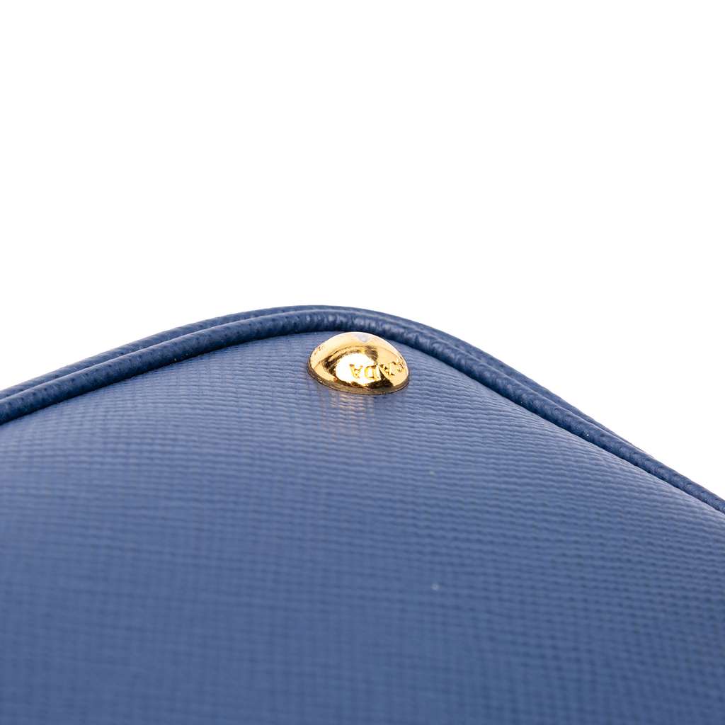 Prada Medium Saffiano Cuir Double Satchel - Detail 2