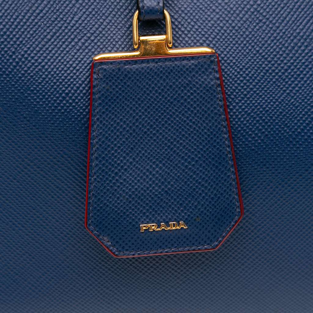 Prada Medium Saffiano Cuir Double Satchel - Image 10