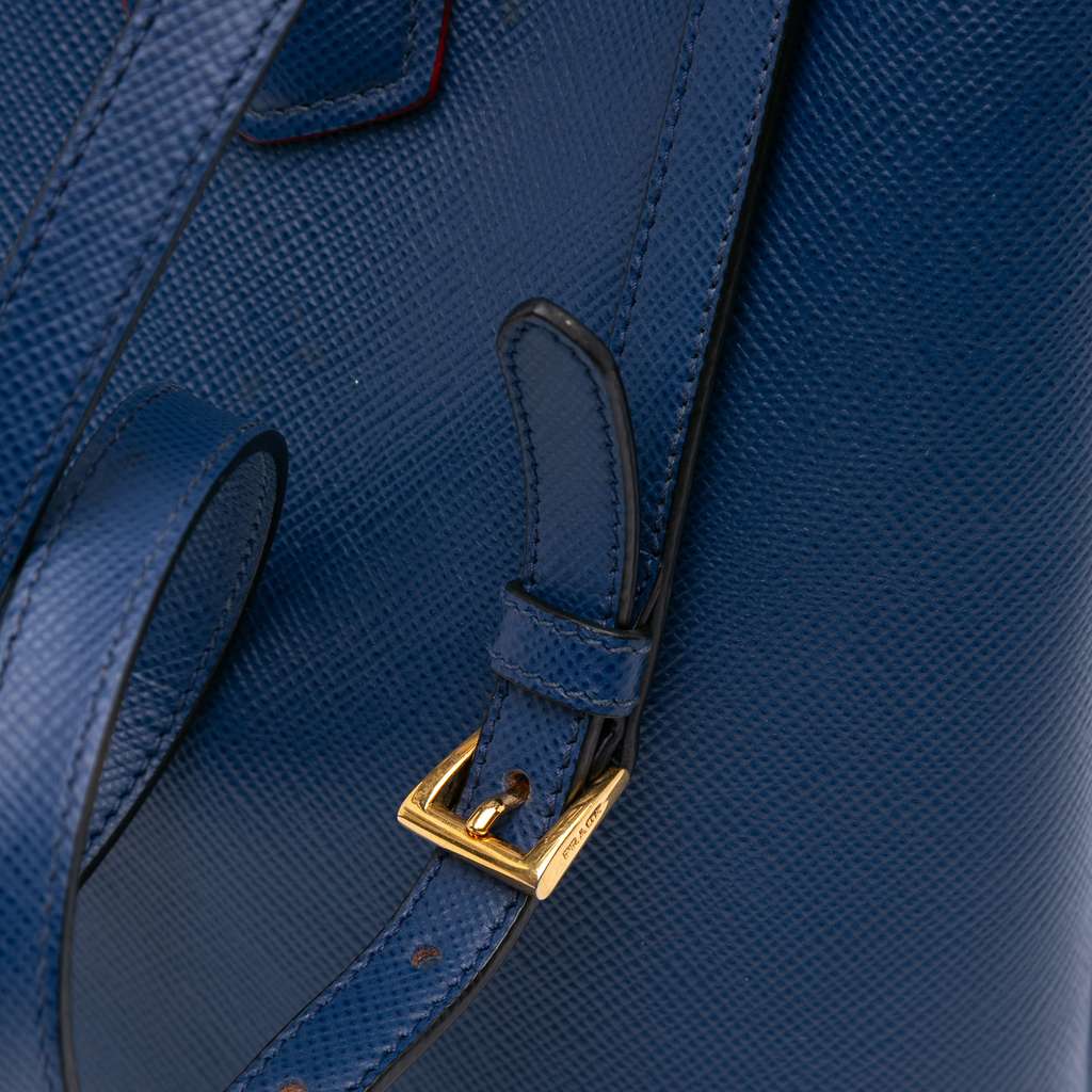 Prada Medium Saffiano Cuir Double Satchel - Image 11