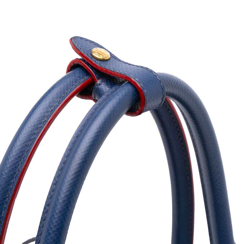 Prada Medium Saffiano Cuir Double Satchel - Image 12