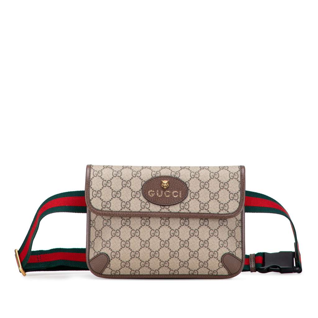 Gucci GG Supreme Web Neo Vintage Belt Bag