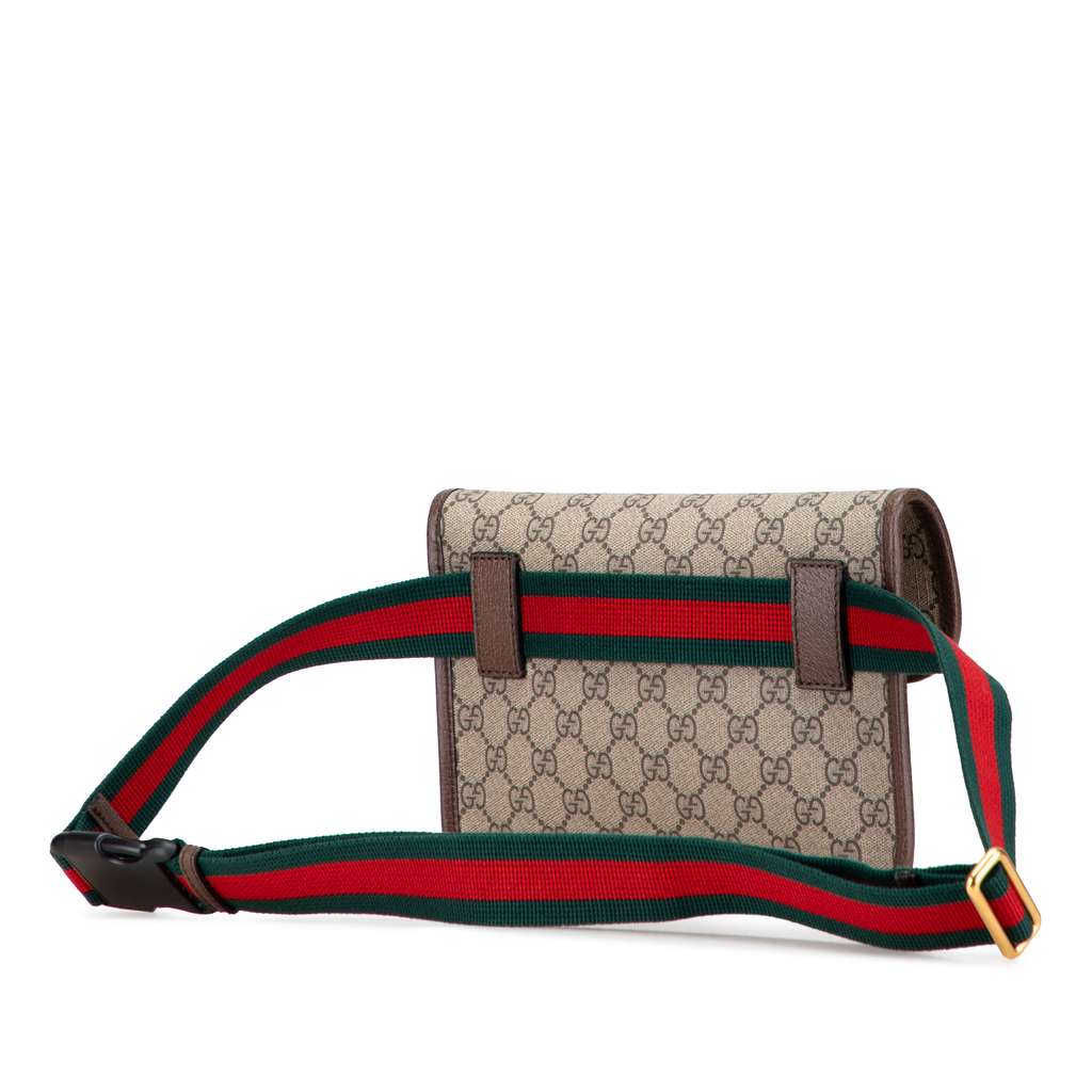 Gucci GG Supreme Web Neo Vintage Belt Bag - Back view