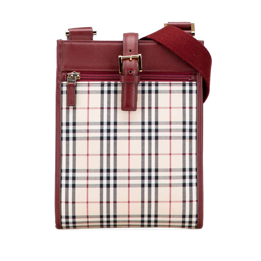 Burberry House Check Canvas Crossbody