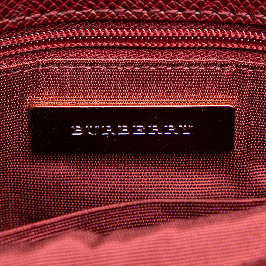 Burberry House Check Canvas Crossbody - Side view