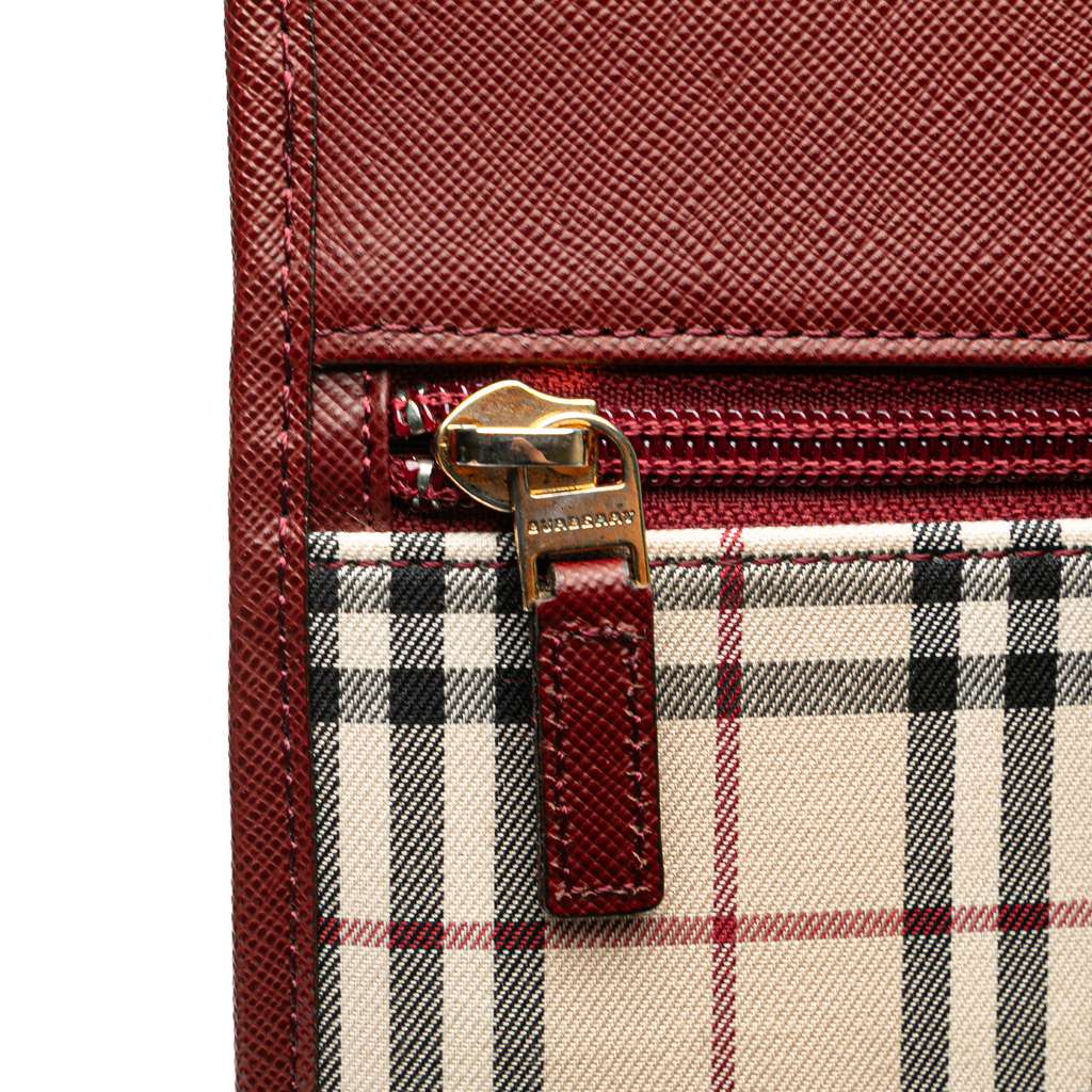 Burberry House Check Canvas Crossbody - Detail 1