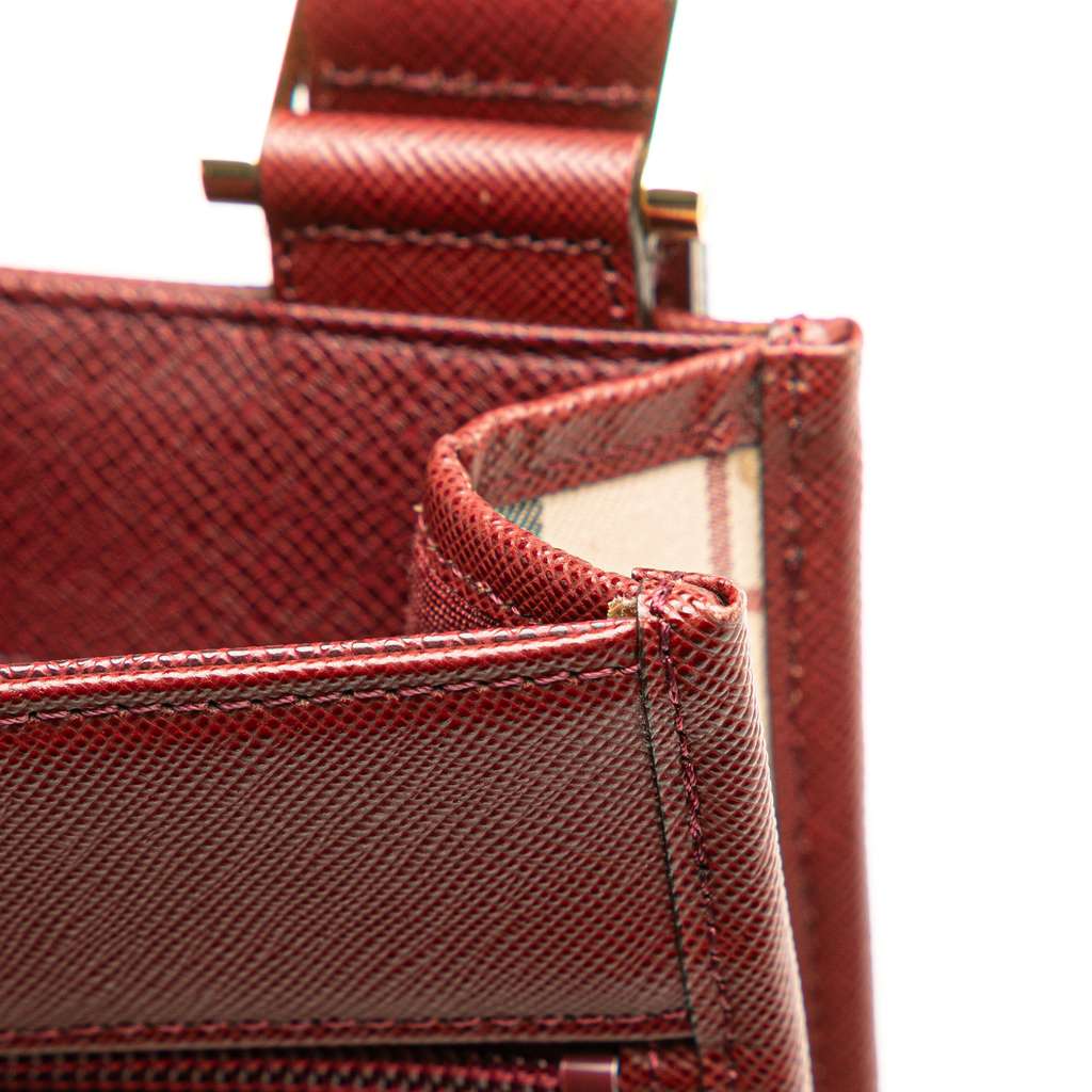 Burberry House Check Canvas Crossbody - Detail 2