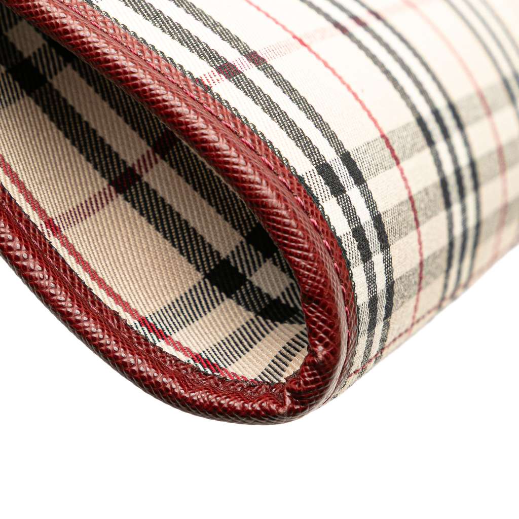 Burberry House Check Canvas Crossbody - Image 10