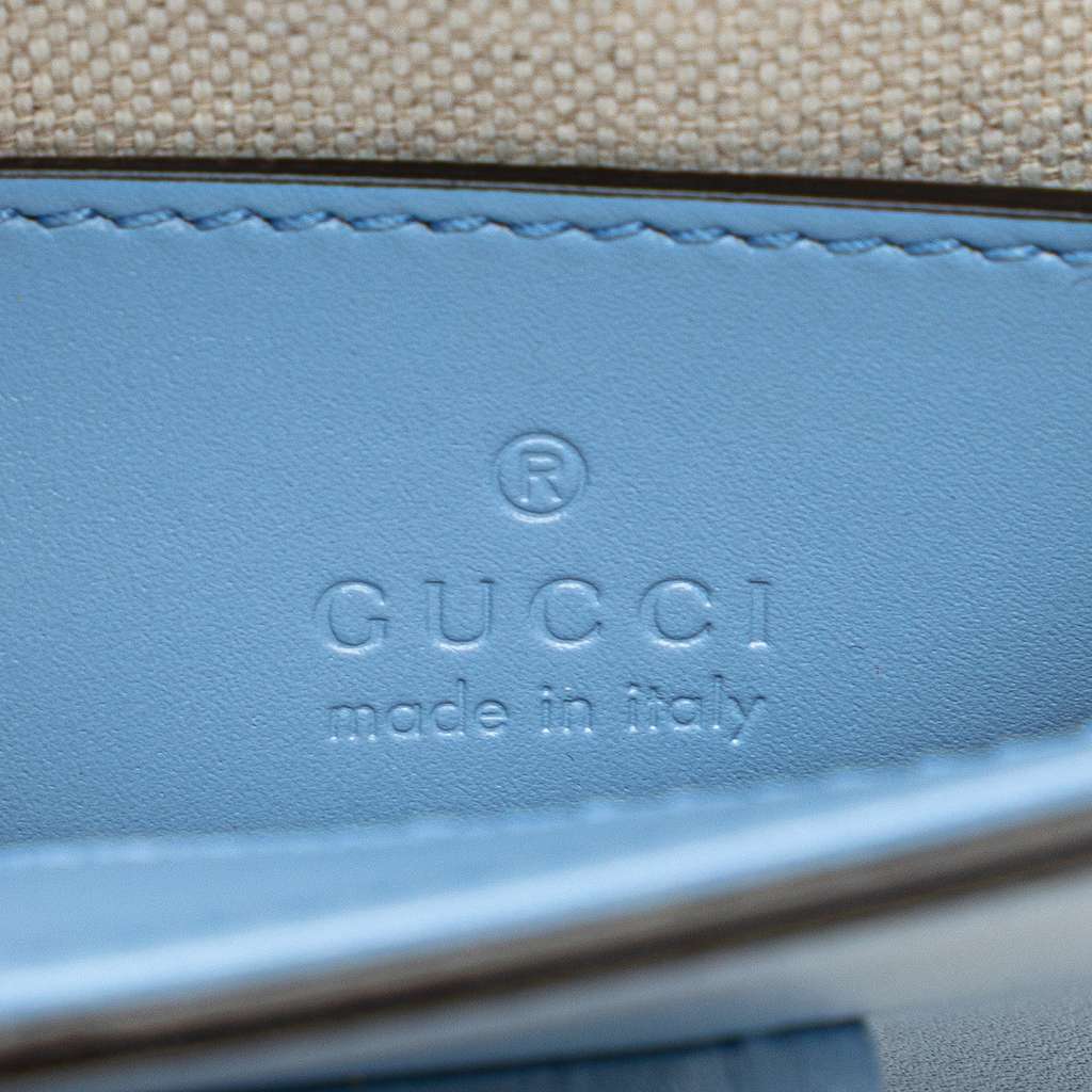 Gucci Mini Calfskin Bamboo Top Handle Bag - Side view