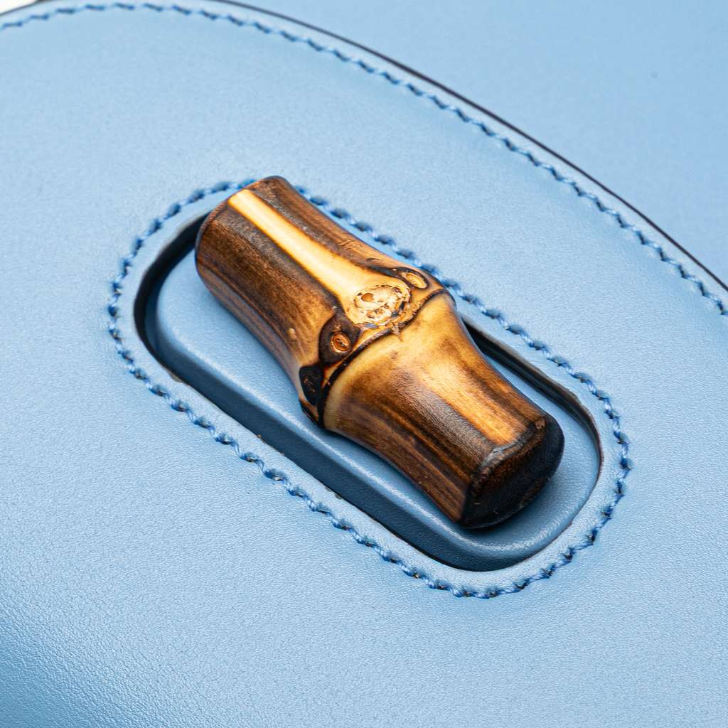 Gucci Mini Calfskin Bamboo Top Handle Bag - Detail 2