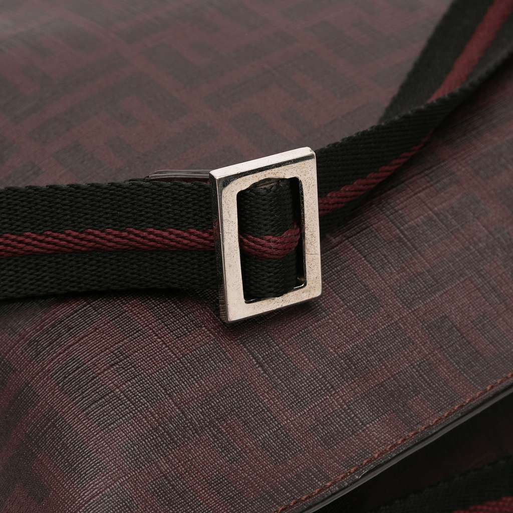 Fendi Zucca Coated Canvas Crossbody - Image 12