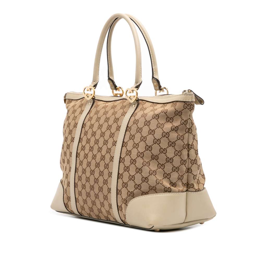Gucci GG Canvas Lovely Tote - Back view