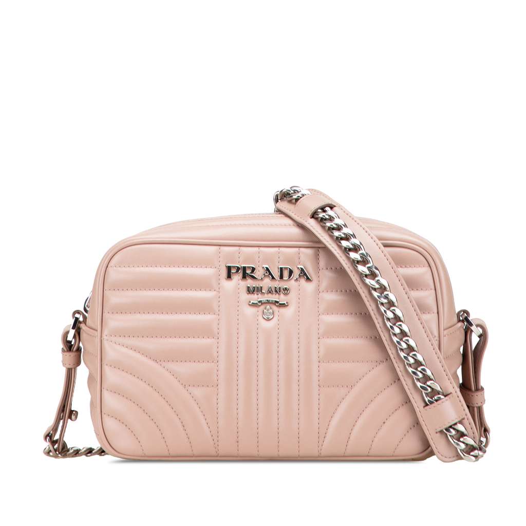 Prada Soft Calf Diagramme Crossbody