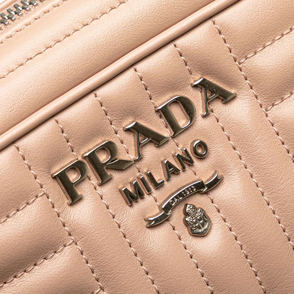 Prada Soft Calf Diagramme Crossbody - Detail 2
