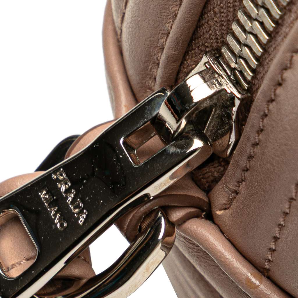 Prada Soft Calf Diagramme Crossbody - Image 10