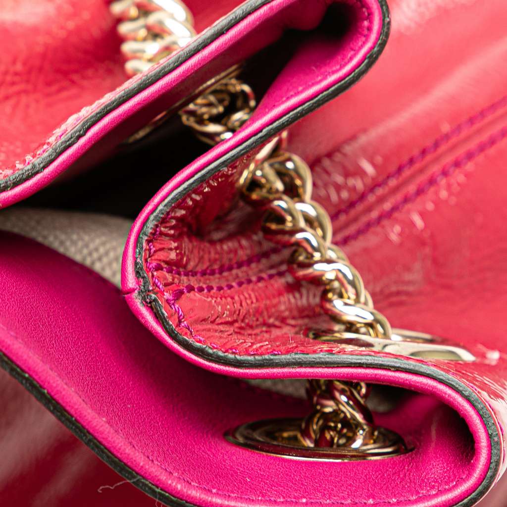 Gucci Medium Patent Soho Chain Tote - Detail 2