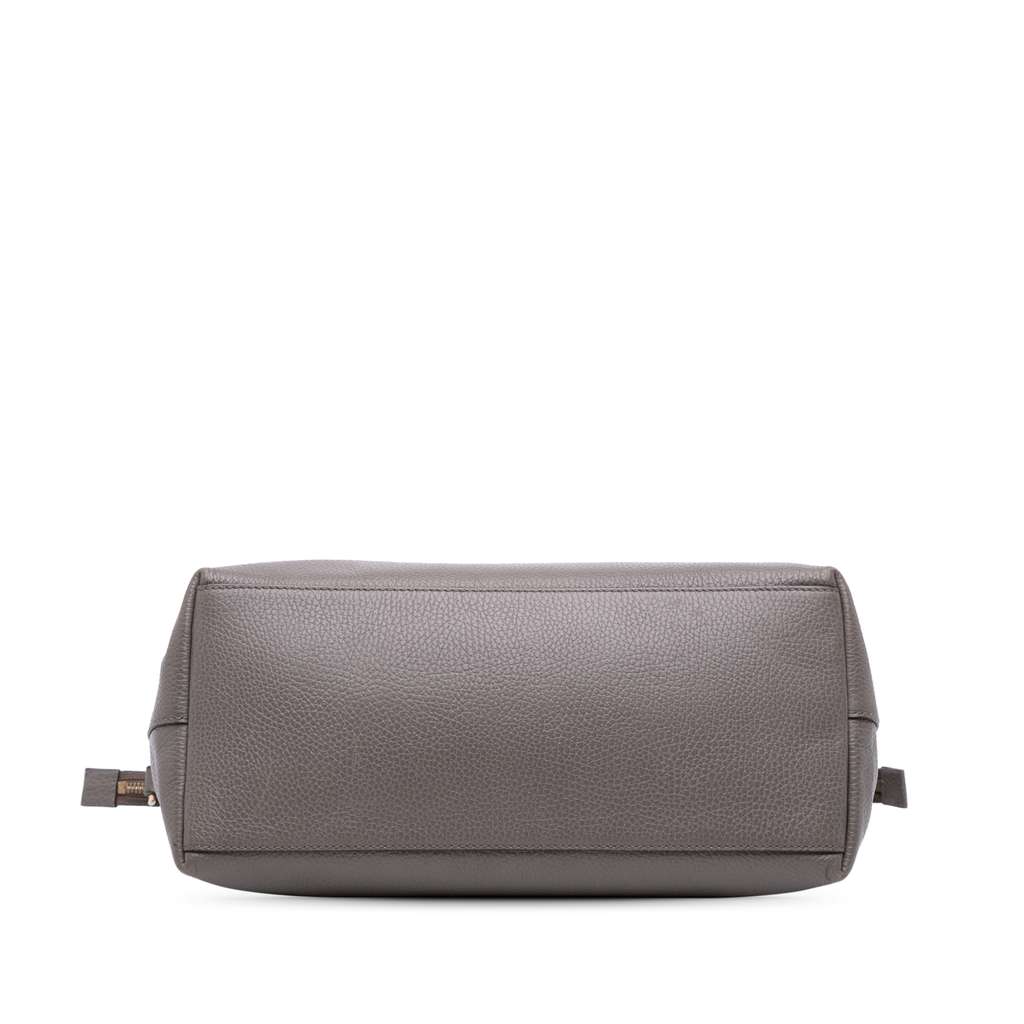 Gucci Medium Leather GG Charm Dome Satchel - Image 6