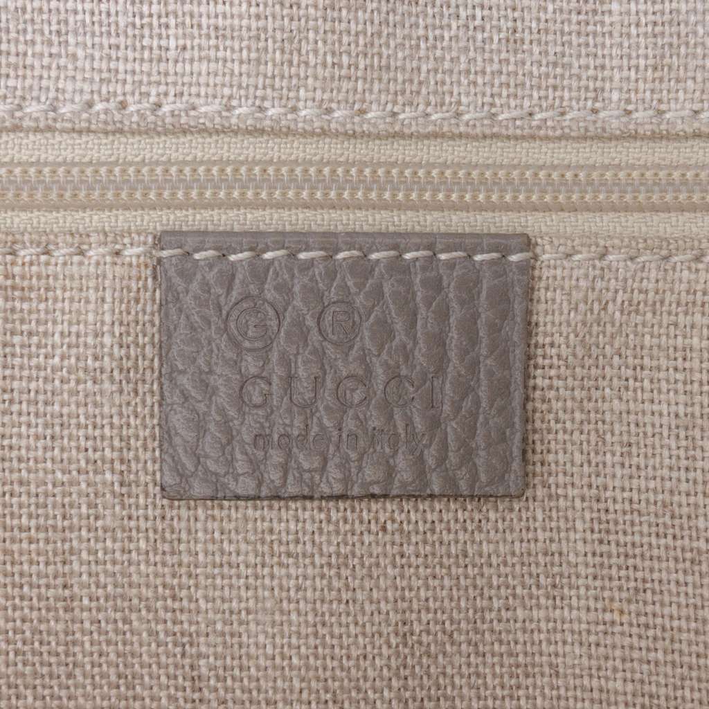 Gucci Medium Leather GG Charm Dome Satchel - Side view