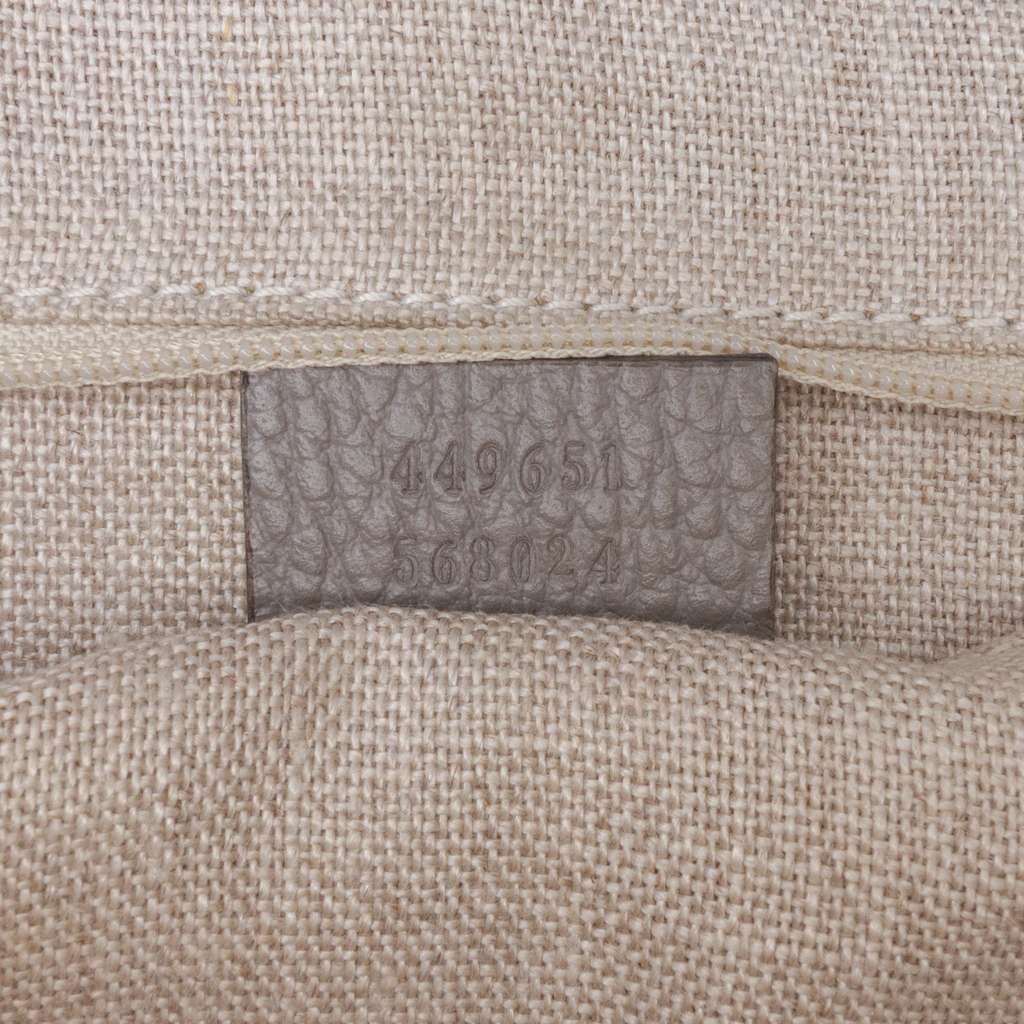 Gucci Medium Leather GG Charm Dome Satchel - Detail 1