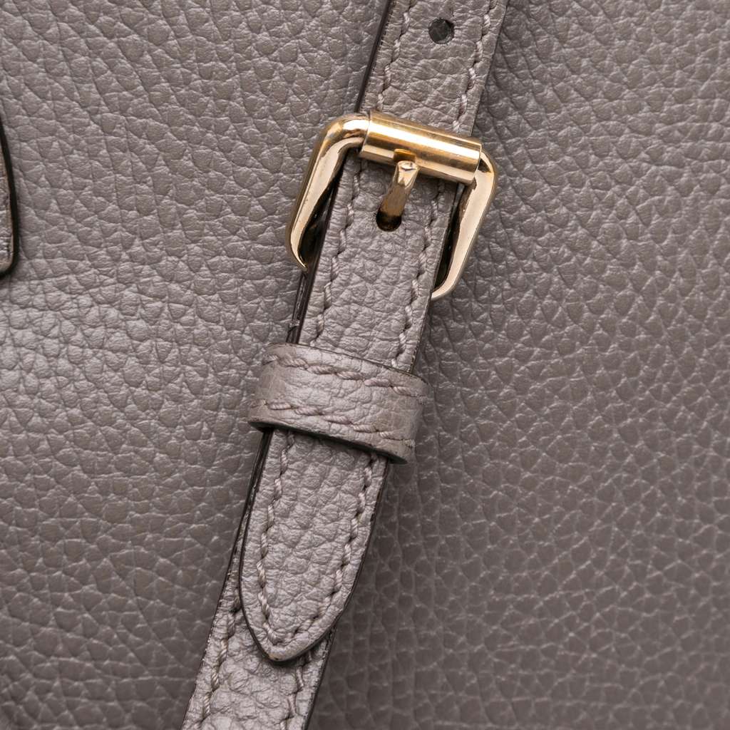 Gucci Medium Leather GG Charm Dome Satchel - Image 11