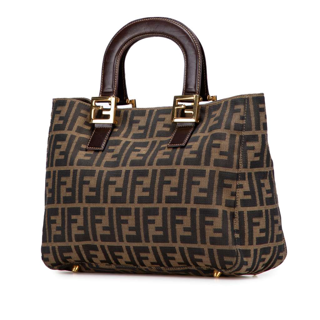 Fendi Small Zucca Canvas Twins Tote - 2