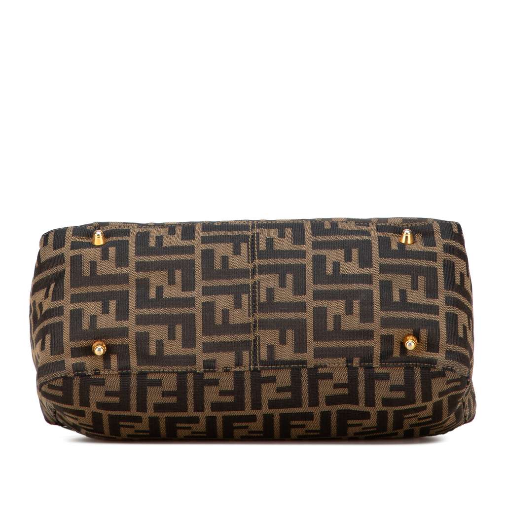 Fendi Small Zucca Canvas Twins Tote - 3
