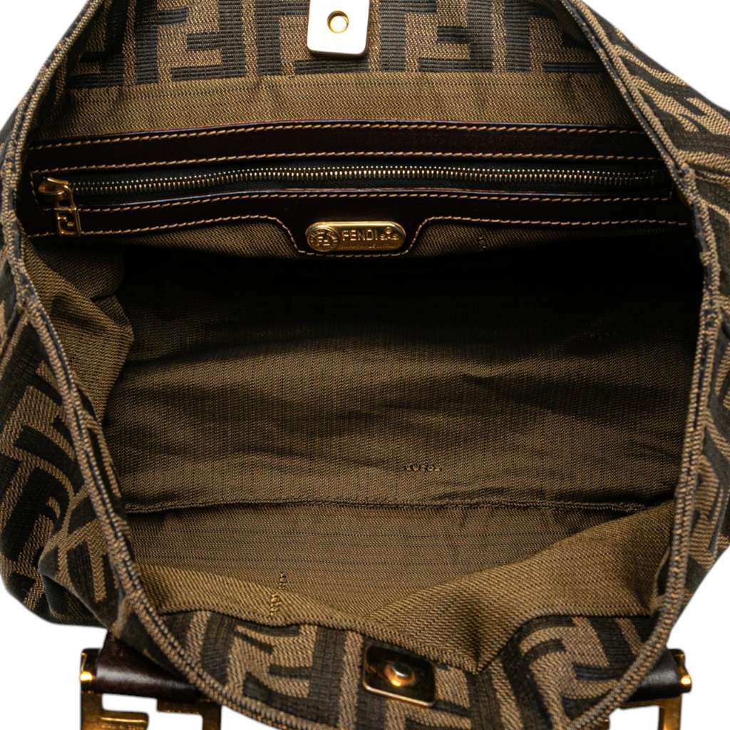 Fendi Small Zucca Canvas Twins Tote - 4